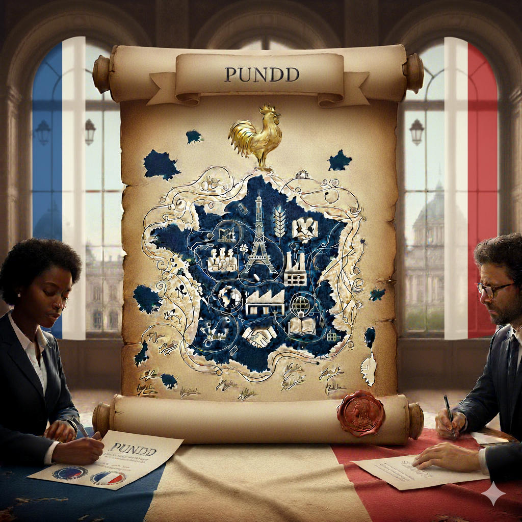 Signature du Pacte symbolisant l'Union Nationale